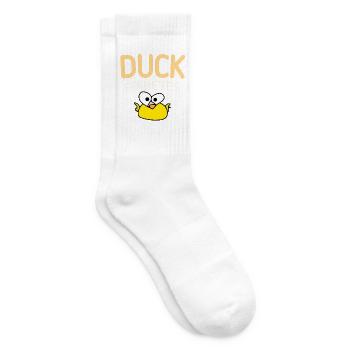 Ente Fiabetes wieder  - Tennissocken - Weiß - Rechts