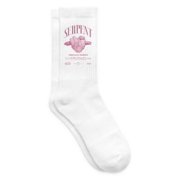 Smaragdbaumboa-Schlangenbesitzer und Reptilienhalter - Tennissocken - Weiß - Rechts