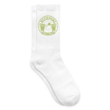 Beer Pong - Tennissocken - Weiß - Rechts