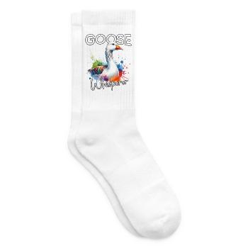 Gans Flüsterer - Tennissocken - Weiß - Rechts