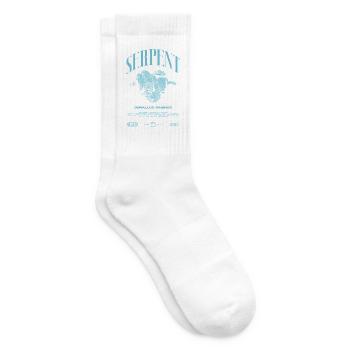 Smaragdbaumboa-Schlangenbesitzer und Reptilienhalter - Tennissocken - Weiß - Rechts