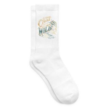Fliegenfischen Fliegenangler Cast Into The Wild - Tennissocken - Weiß - Rechts