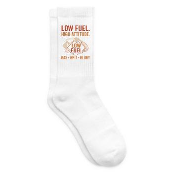 Low Fuel High Attitude Hot Rod Gas Grit Glory - Tennissocken - Weiß - Rechts