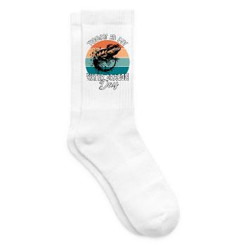 Chinesische Wasseragame - Tennissocken - Weiß - Rechts