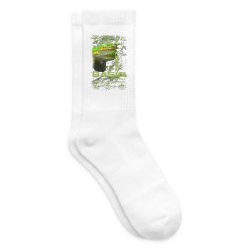 Smaragdbaumboa-Schlangenbesitzer und Reptilienhalter - Tennissocken - Weiß - Rechts
