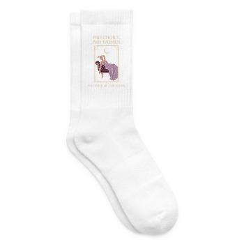 Pro Choice Pro Women Pro Tired Of Explaining - Tennissocken - Weiß - Rechts
