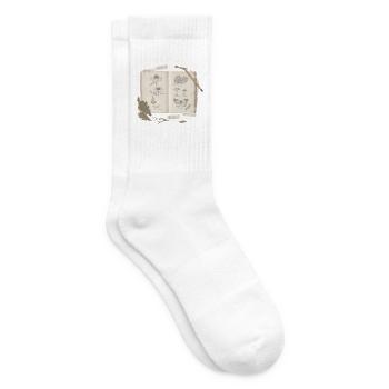 Nature Notes Naturjournal - Tennissocken - Weiß - Rechts