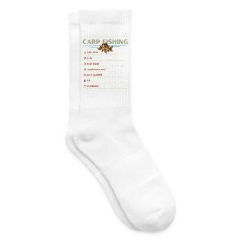Geheime Sprache des Karpfenfischens verstehen Band 2 - Tennissocken - Weiß - Rechts
