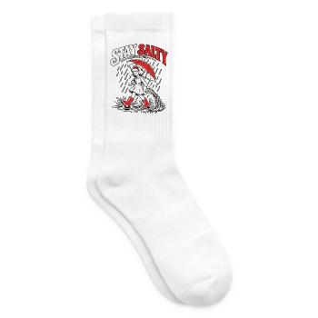 Christlicher Spruch Salz der Erde - Tennissocken - Weiß - Rechts