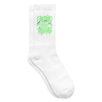 Smaragdbaumboa-Schlangenbesitzer und Reptilienhalter - Tennissocken - Weiß - Rechts