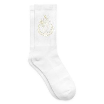 Soul Silence Blumenmondkunst - Tennissocken - Weiß - Rechts