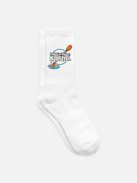 Paddelsport Paddler Kajak Kanu SUP Wassersport - Tennissocken - Weiß