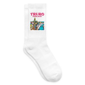 City Truro England Cathedral Scenic Sept 2026 - Tennissocken - Weiß - Rechts