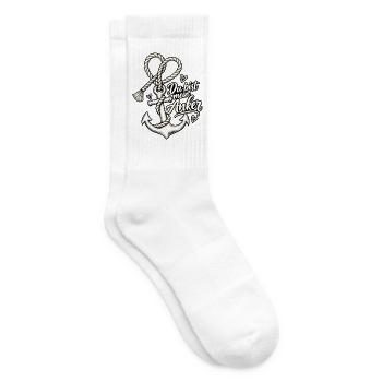 Valentinstag Du bist mein Anker Paare Beziehung  - Tennissocken - Weiß - Rechts