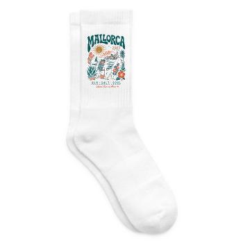 Mallorca Inselzauber 2027 - Tennissocken - Weiß - Rechts