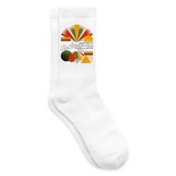 Quadratische Gleichung – Mathematische Naturwissenschaftsgleichung - Tennissocken - Weiß - Rechts