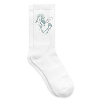 Bigfoot bläst Löwenzahn Vintage - Tennissocken - Weiß - Rechts