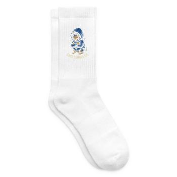 Dackel Ganz Dünnes Eis Frecher Hund Humor Spruch - Tennissocken - Weiß - Rechts