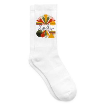 De Broglie-Wellenlänge – Physikalische Gleichung - Tennissocken - Weiß - Rechts