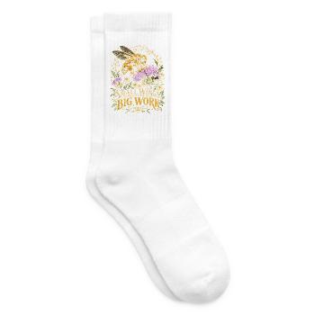 Kleine Flügel Großes Werk - Tennissocken - Weiß - Rechts