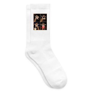 Giraffen Giraffe - Tennissocken - Weiß - Rechts