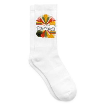 Hubbles Gesetz – Physikalische Gleichung - Tennissocken - Weiß - Rechts