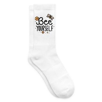 Biene dich selbst - Tennissocken - Weiß - Rechts