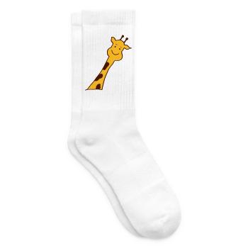 giraffe - Tennissocken - Weiß - Rechts