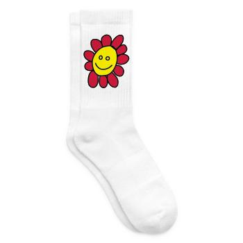 Ich bin eine Blume - Tennissocken - Weiß - Rechts