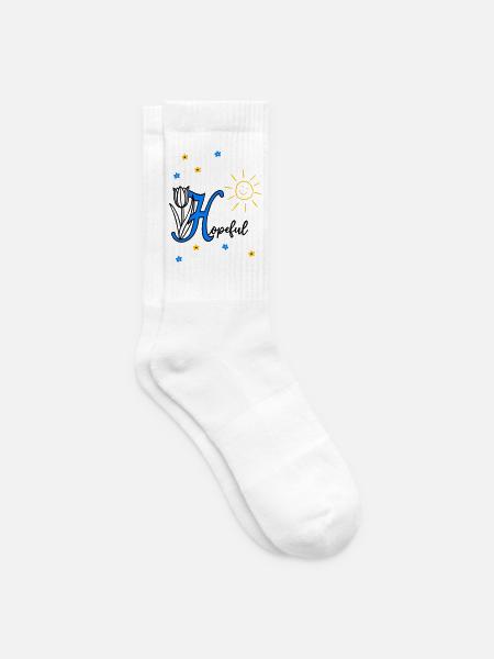 hopeful, christlich - Tennissocken - Weiß