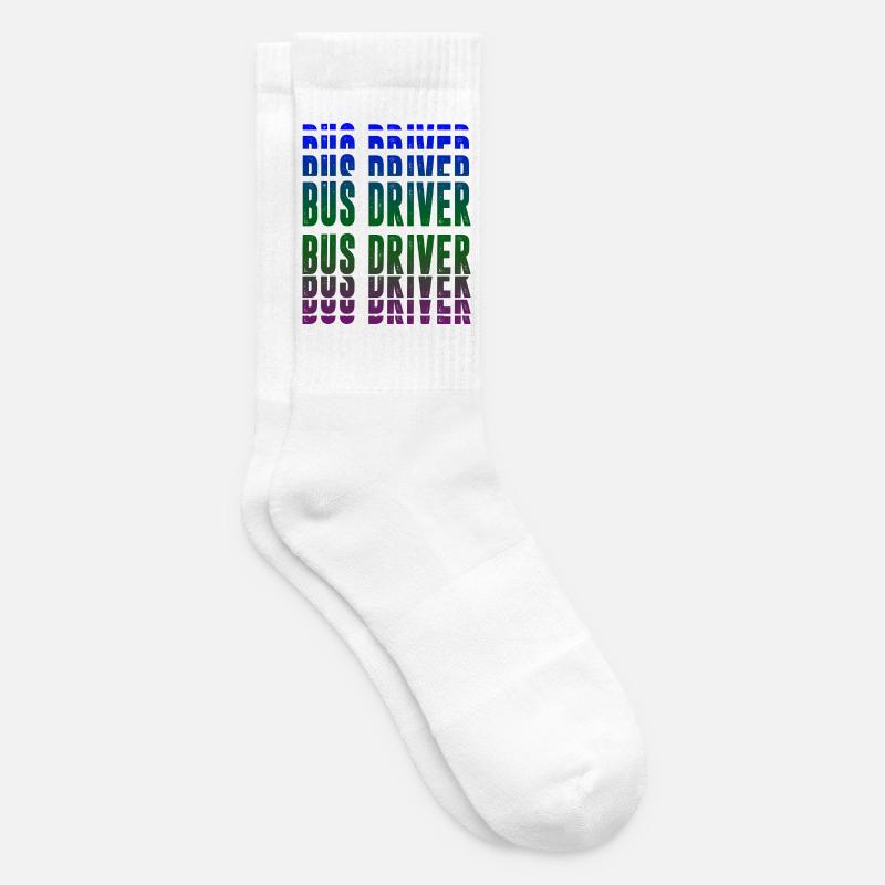 Busfahrer Design - Tennissocken - Weiß