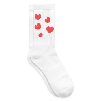 WEIHNACHTEN. JAHR. JAHRESTAG. RUHESTAND. PAPA. MAMAM. - Tennissocken - Weiß - Rechts