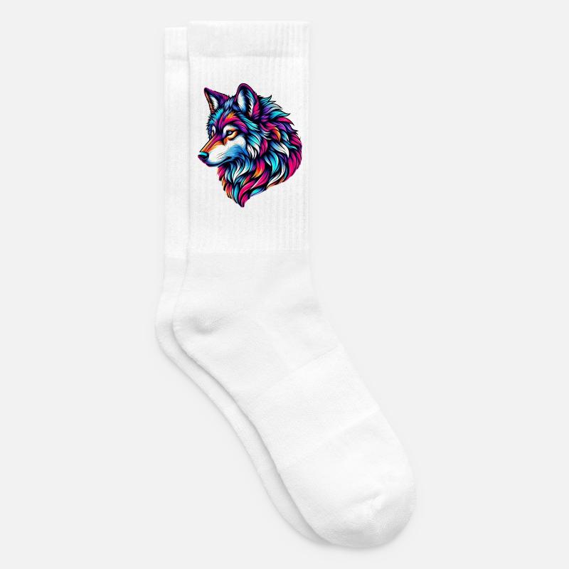 Wolf - Tennissocken - Weiß