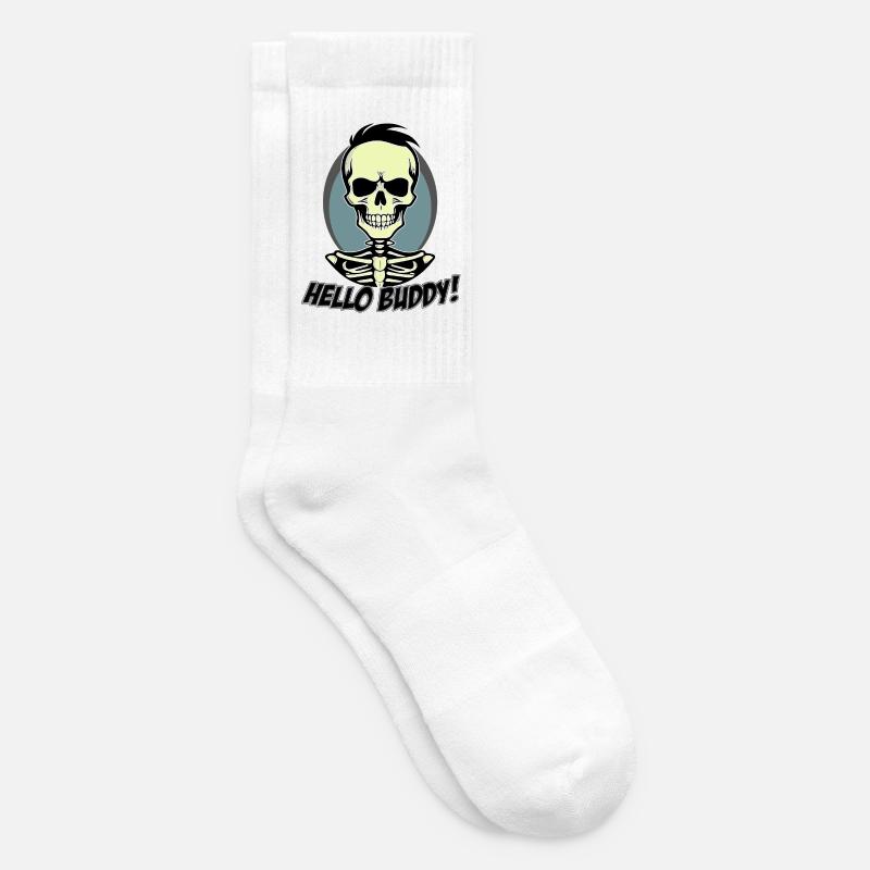 Hello Buddy - Tennissocken - Weiß