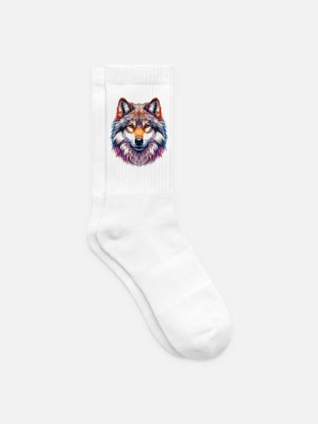 Wolf - Tennissocken - Weiß