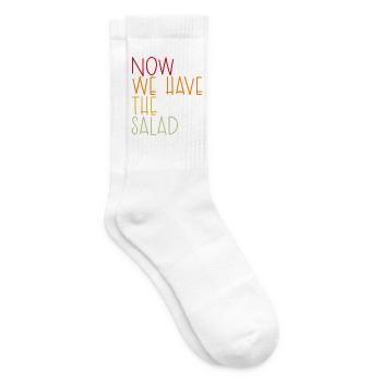 MAINTENANT, NOUS AVONS LA SALADE - Chaussettes de tennis - blanc - Droite