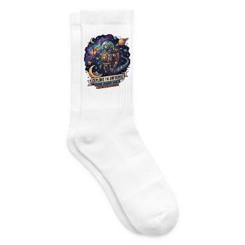 Cosmos Adventure Robot Explorer - Tennis socks - white - Right