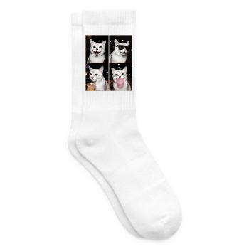 Cats Burmilla Cat - Tennis socks - white - Right