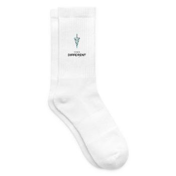 Spirale der Einzigartigkeit - Tennissocken - Weiß - Rechts