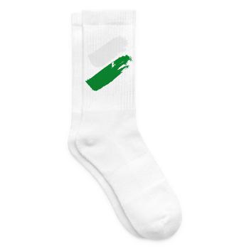 Steiermark Flagge - Tennissocken - Weiß - Rechts