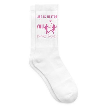 Swing Swing-Musik - Tennissocken - Weiß - Rechts