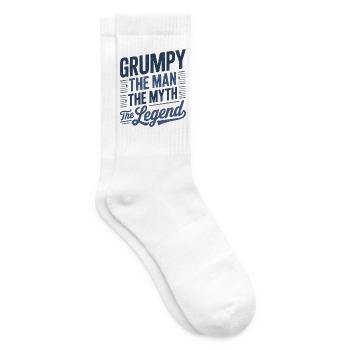Grumpy der Mann, der Mythos, die Legende - Tennissocken - Weiß - Rechts