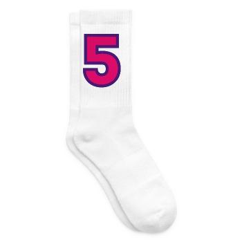 5 Geburtstag Nummer 5 Jahre Kinder T-Shirt - Tennissocken - Weiß - Rechts