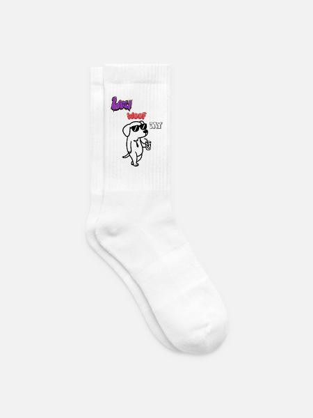 Hip Woof Day - Tennissocken - Weiß