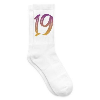 19 - Tennissocken - Weiß - Rechts