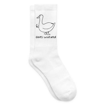 Gans wütend 2 - Tennissocken - Weiß - Rechts