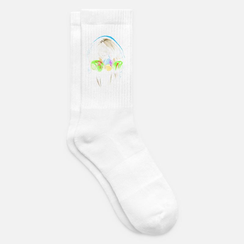 graffiti - Tennissocken - Weiß