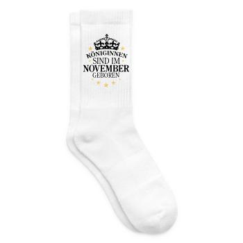 Königinnen November - Tennissocken - Weiß - Rechts