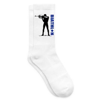 Biathlon - Tennis socks - white - Right