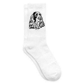 Springer anglais Tête d’épagne - Chaussettes de tennis - blanc - Droite